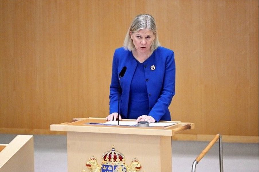 Sveriges statsminister om NATO-beslutningen: vi går inn i en ny æra